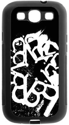 FEEL.Q- Custom Rubber Back Fits Cover Case for Samsung Galaxy S3 S III I9300 - Black Veil Brides