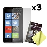 Cbus Wireless Three LCD Screen Guards / Protectors for HTC HD7 / HD 7 / HD7 ....