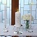 Personalized Wedding Unity Candle Set - Our Love Design