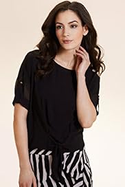 Per Una Front Satin Tie Blouse