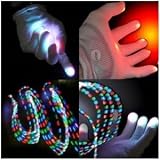 Rave Gloves – Raver Hands LED Light Show Pair of Gloves Multicolor