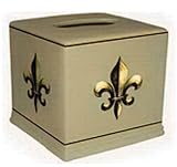 Fleur De Lis Tissue Box Cover