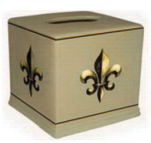 Fleur De Lis Tissue Box Cover