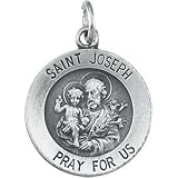 14K Yellow Gold St. Joseph Medal