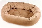 Donut Dog Bed in Cashew Size: Large (42