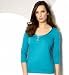 Per Una 34 Sleeve Satin Layer Top