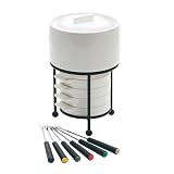 Kitchen Craft Deluxe Chocolate Fondue Gift Set For 4 Persons