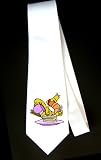 Party Decoration Necktie with flapjacks, toucan, pancakes, birds, food, bird  from