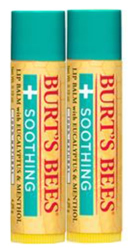 Burt s Bees - Lip Balm Soothing Eucalyptus & Menthol - 2 x .15 oz. Tubes by Jitonrad