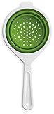Chef'n SleekStor Small Collapsible Colander (6-Inch, Arugula/Meringue)