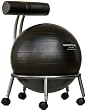 Isokinetics Fitness Ball Chair - with Black 52cm Ball and a Pump