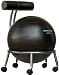Isokinetics Fitness Ball Chair - with Black 52cm Ball and a Pump