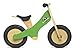 Kinderfeets Classic Chalkboard Wooden Balance Bike, Kids Training No Pedal Balance Bike, Green