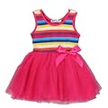 Striped Pink Tutu Dress (size 3t)