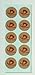 Phiten Titanium Ball 10 Pcs & Spare 20 Sheets in Pack