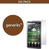 Generiks TM LG Optimus 3D *CLEAR* Screen Protectors (6 Pack!!!)