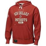 New England Patriots Red Classic Pullover Hoody Sweatshirt