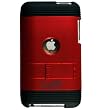 2-tone Rubberize Textured Hard Shell for the Apple Touch 3 and Apple Touch 2 Ipod Touch 64GB Ipod Touch 8 Gb 16gb 32gb + Screen Protector + Cloth (Red)