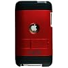 2-Tone Rubberize Textured Hard Shell for the Apple Touch 2 (2nd Generation) 8gb 16gb 32g + Bonus Young Micro Shoe Silicone Skin Pouch compatible with Nike+ Sensor, Red / Black