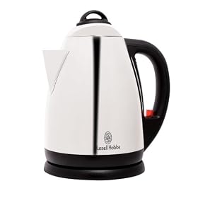 Russell Hobbs 13949-10 1.7 L Kettle in Polished Stainless Steel and Black Montana