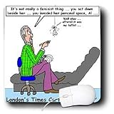 Londons Times Famous People Places Books Cartoons - Miss Muffett - the Spiders Story - Mouse Pads