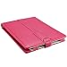 M-Edge Platform Leather Kindle Jacket (Fits 6" Display, 2nd Generation Kindle), Pebbled Fuchsia