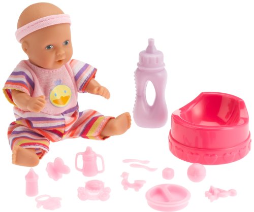 Childrens Toyshop  Spielwaren : Simba 5033195 - Mini-New Born Baby Baby Care, Rosa/Lila