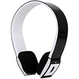 HDE Rechargeable Bluetooth Music Headphones Online Video Game Chat Headset for PS3 (Black)