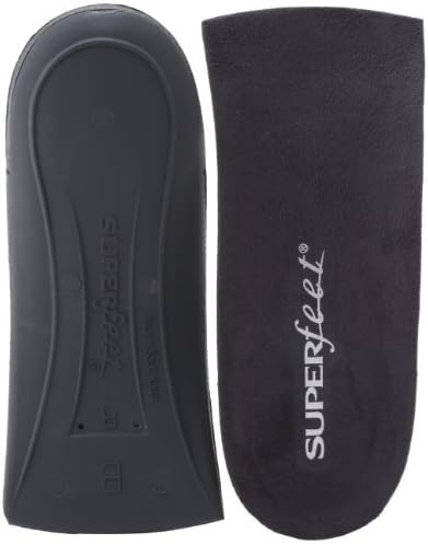 Superfeet DELUX DF 3/4, Women's Delux High Heel,Raven,Medium/6.5-8 US Womens M US Color: Raven Size: Medium/6.5-8 US Womens M US Model: Delux High Heel Accessory