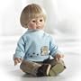Lee Middleton Hayden 19" Playbaby Toddler Vinyl Blonde Hair Brown Eyes Boy Doll