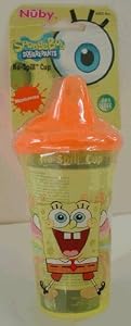 SpongeBob No-Spill Cup 9 oz ~ BPA FREE