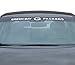 FANMATS NFL Green Bay Packers Windshield Decal, Yellow, Standard, 3.25
