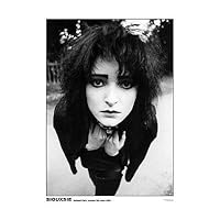 Siouxsie (Leaning Forward BandW) Music Poster Print