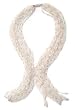 Crystal and citrine necklace, 'Sparkling Crystal Scarf' 1" W 37.4" L