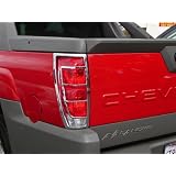 369G Chevrolet Avalanche 2002 - 2006 Truck Chrome ABS Tail Light Insert Accent (G... by TFP