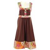 Girls Clothes Boutique BROWN Dress Summer BONNIE JEAN Spring Girl 7-16