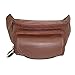 Winn Harness Leather Large Fanny Pack. Black. Brown, Cognac & Blk Faux Croc