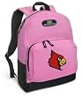 Louisville Cardinals Backpack Pink University of Louisville for Travel, Daypack CUTE School Bags Best Unique Cute Gifts for Girls, Students Ladies -