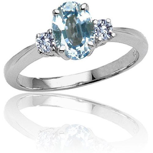 Aquamarine Engagement Ring