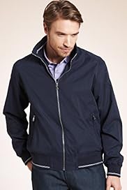 Blue Harbour Funnel Neck Bomber Jacket