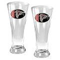 2 Pc Atlanta Falcons Pilsner Glass Set - Clear
