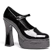5 Inch Women's Sexy Mary Jane Shoes Mid Platform Chunky Heel Shoe