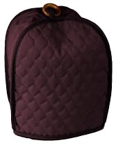 Quilted Burgundy Can Opener Appliance Cover