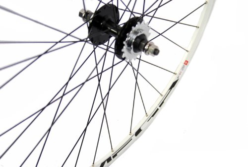 700c Rear Single Speed Fixie Flip Flop Wheel White