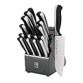 J.A. Henckels 17-pc. Fine Edge Synergy Knife Set with Graphite Block - Black/ Steel