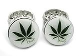 Four Piece Best Buds Friends Marijuana Leaf Herb, Spice or Tobacco Pollen Aluminum Grinder - 42 MM - Set of 2 Grinders