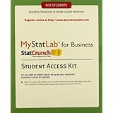 mystatlab with etext for business statistics standalone access card