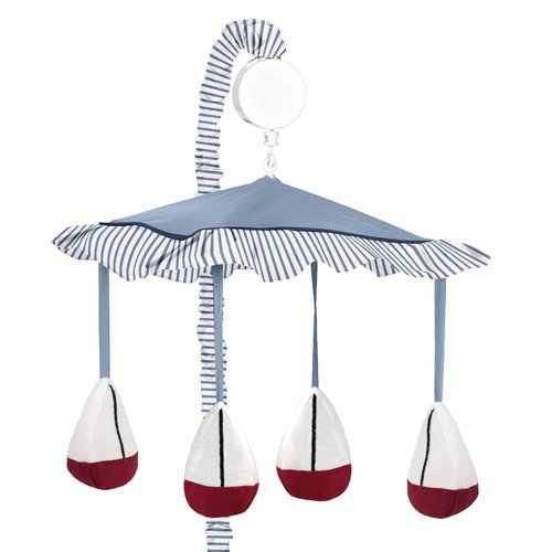 Sweet Jojo Designs Musical Baby Crib Mobile - Come Sail Away