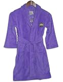 Sweet n Sassy - Toddler Girls Microfiber Frog Robe, Purple (Size 4T)