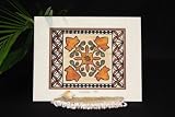 TAPA CLOTH HAWAIIAN QUILT BREAD FRUIT - 11 X 14 PAINTING